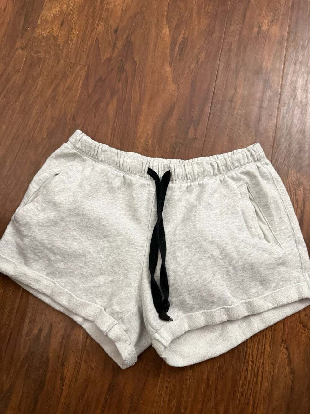 PINK Victoria's Secret Fleece Shorts Size S Gray